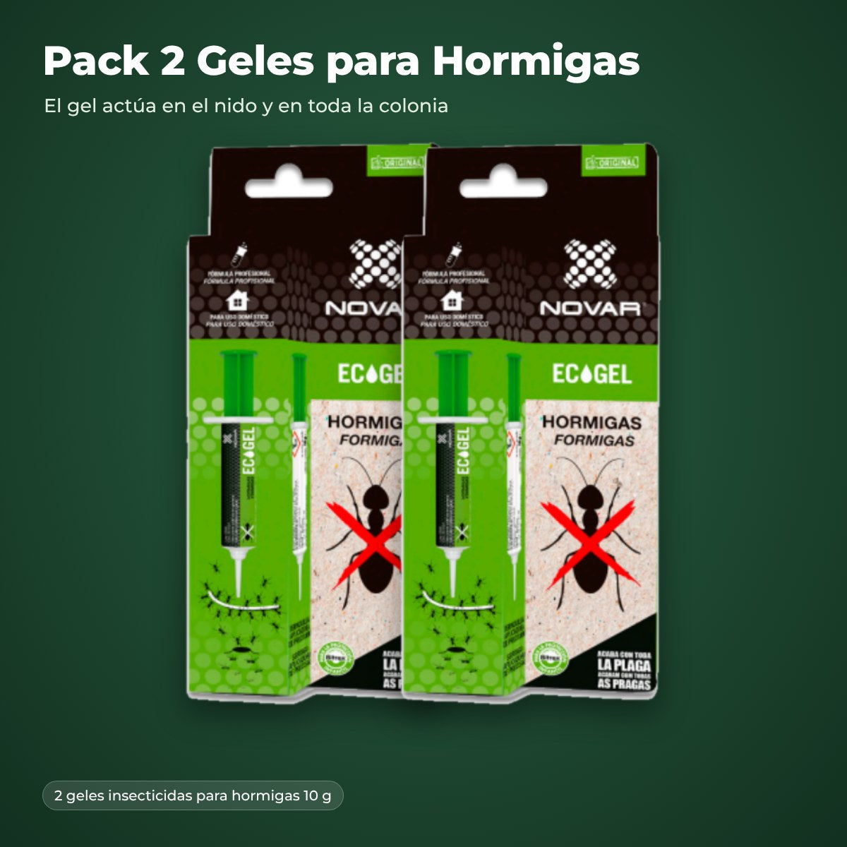 ES | Pack 2 geles para hormigas