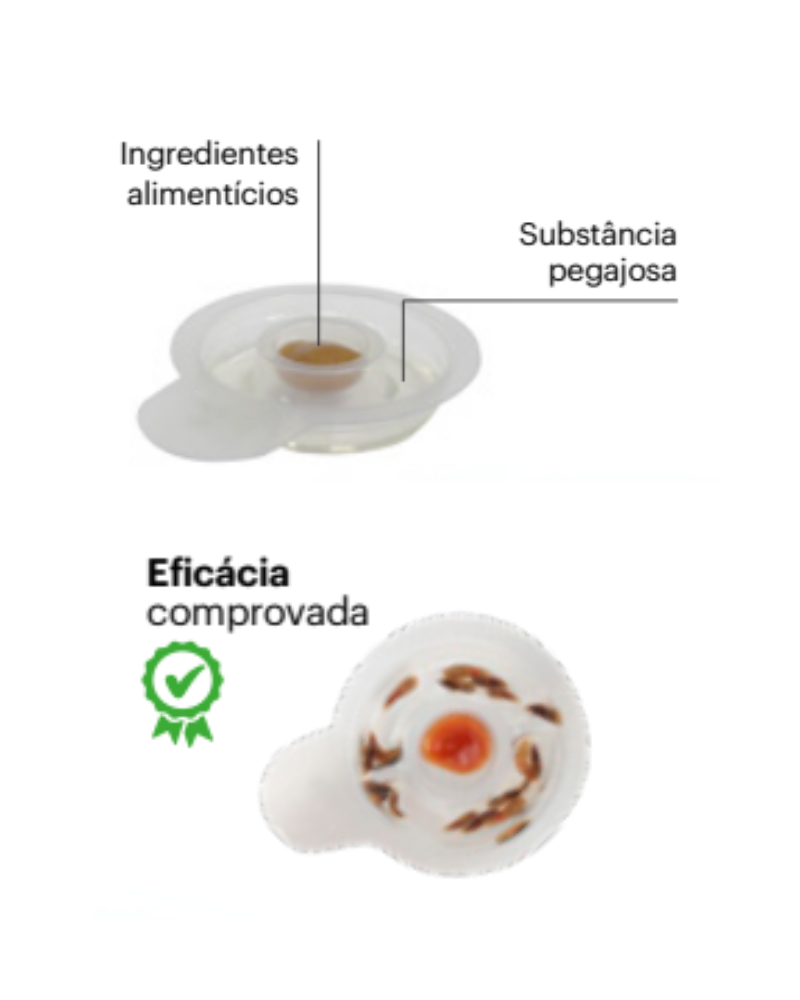 Armadilha para Peixinhos-de-Prata com Gel Atrativo