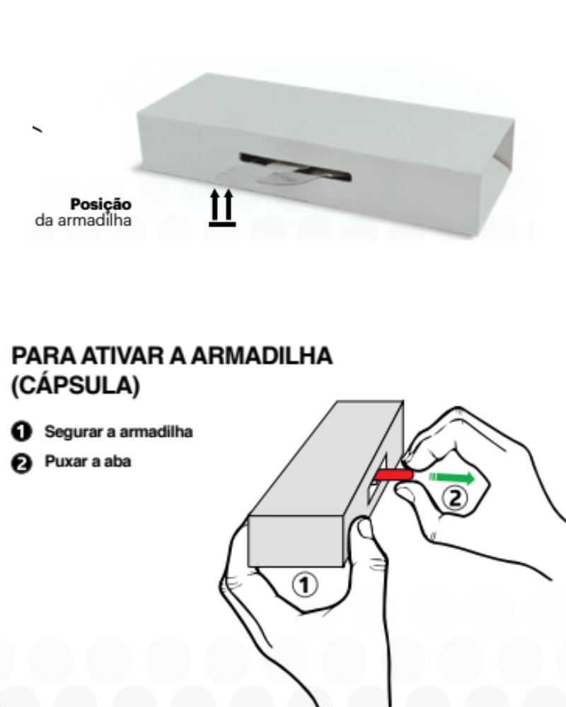 Armadilha para Peixinhos-de-Prata com Gel Atrativo