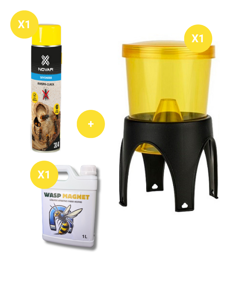 Kit Completo para Eliminar Vespas no Exterior