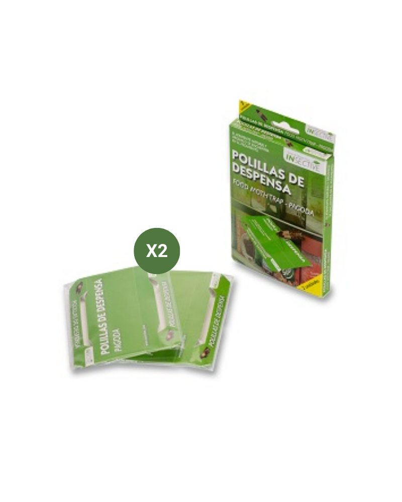 Kit de 6 Armadilhas para Traças da Despensa e Farinha