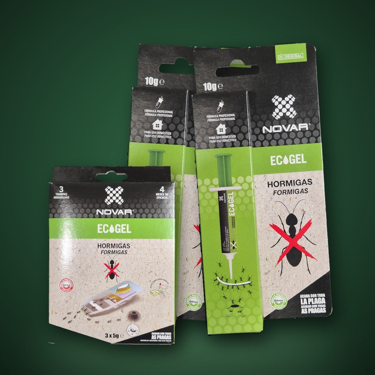 Pack Formigas Casa e Exterior – Kit 3 em 1 + Granulado 500 g